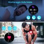 OUKITEL BT50  Schermo HD 1.43", Chiamate Bluetooth,Fitness,Monitoraggio SpO2/Sonno/Cardio, IP68 Impermeabile, per Android e iOS.