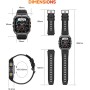 OUKITEL BT101: Schermo 2.02", Batteria 410mAh, 100+ Sport, Assistente Vocale NERO