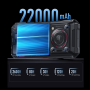 Oukitel WP33 Pro 136dB Loudspeaker 5G Rugged Phone 22000mAh 6.6-Inch FHD+ (24+256GB NFC)