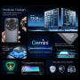 Oukitel WP200 Pro Primo telefono al mondo con auricolare/smartwatch rimovibile,IA,5G, batteria 8800 MAh, Android 15,24GB+1TB NFC