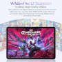 OUKITEL OT6 Tablet Android, 10.1 Pollici, 16GB RAM + 64GB ROM, Batteria 8000mAh, WiFi 6, Widevine L1, Espandibile 1TB