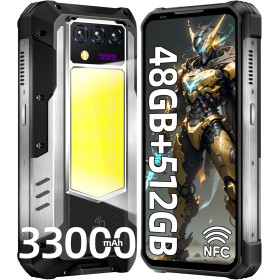 Oukitel WP100 Titan 5G Rugged Phone Display 6,8" 120Hz Batteria 33000mAh Funzione Proiezione Mobile (16GB+512GB NFC)