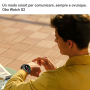 Smartwatch AMOLED Fitness Tracker with Calls, Bluetooth, 100+ Sports Modes, Stopwatch for Android iOS BLUE