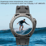 Smartwatch AMOLED Fitness Tracker with Calls, Bluetooth, 100+ Sports Modes, Stopwatch for Android iOS BLUE