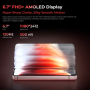 Oukitel WP210 5G Rugged Phone 6.7'' FHD+ Display 8800mAh Big Battery 108MP Camera Android 15(12GB+512GB NFC) RED