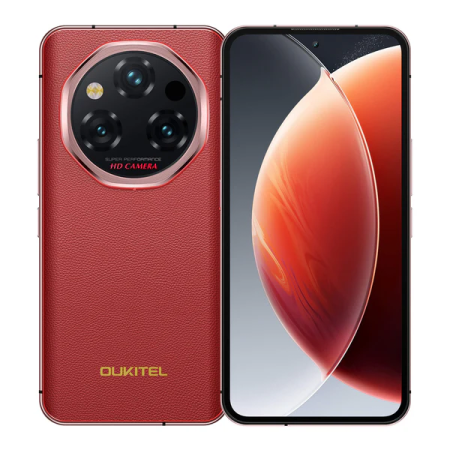 Oukitel WP210 5G Rugged Phone 6.7'' FHD+ Display 8800mAh Big Battery 108MP Camera Android 15(12GB+512GB NFC) ROSSO