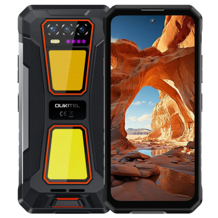OUKITEL WP58 Pro 5G Rugged Smartphone, 10000mAh, 120Hz, 256GB, Visione Notturna, IP68/IP69K, NFC
