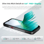 WP62 5G Phone, 512/16GB, nero - Schermo FHD+ 6,6", fotocamera da 108 MP, 11000 mAh, IP68/IP69K