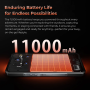 OUKITEL WP55 S 4G Rugged Phone 6.6'' FHD+ Display 11000mAh Big Battery 64MP Camera Android 15(12GB+512GB NFC)