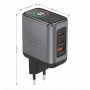 OBA EcoPulse 65W: Il Caricabatterie Rapido GaN Multi-Porta ad Alta Efficienza Con display