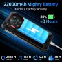 Oukitel WP19 Pro 6.8-Inch 64MP Camera 22000mAh Battery 33W Fast Charge Rugged Phone (24+256GB NFC)